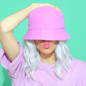 90s Bucket hat. Street style. Urban. Vanilla Pastel colours